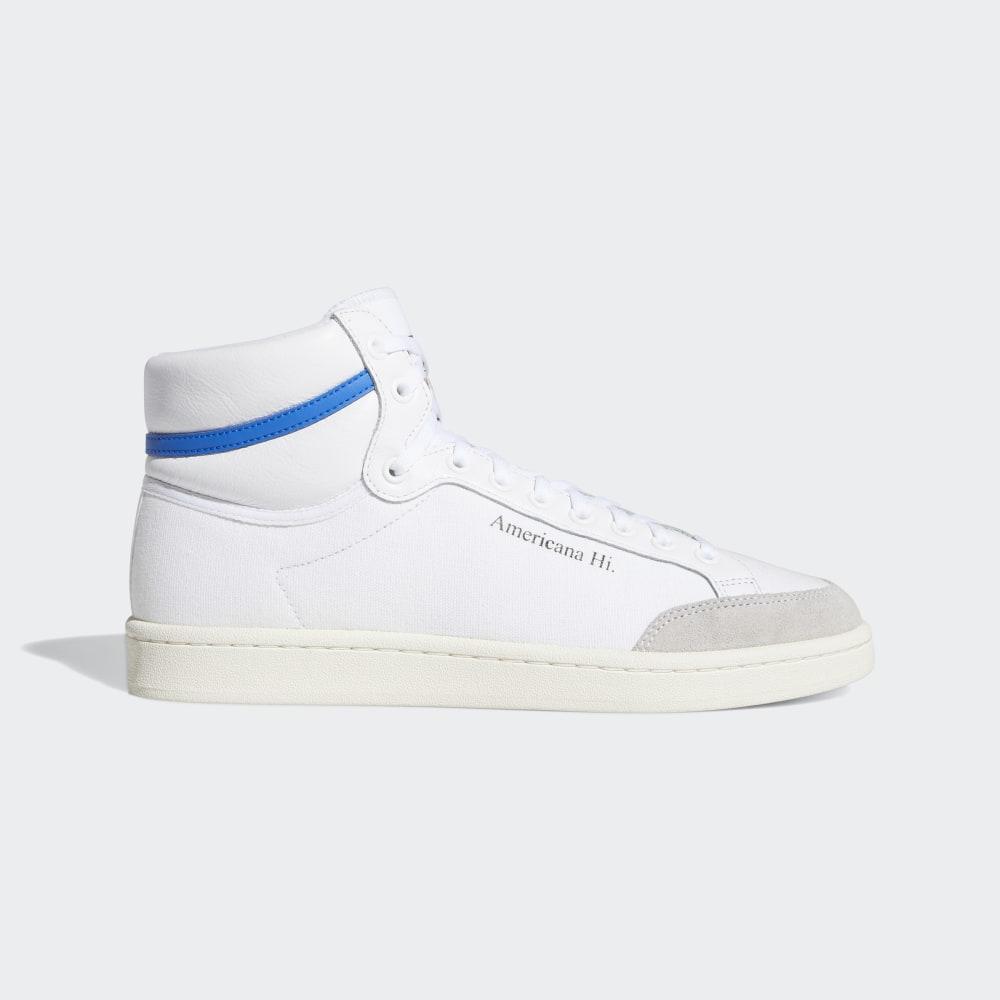 Originals Adidas Americana Inalti Barbati Romania - Albi/Albastri/Negrii EG5522